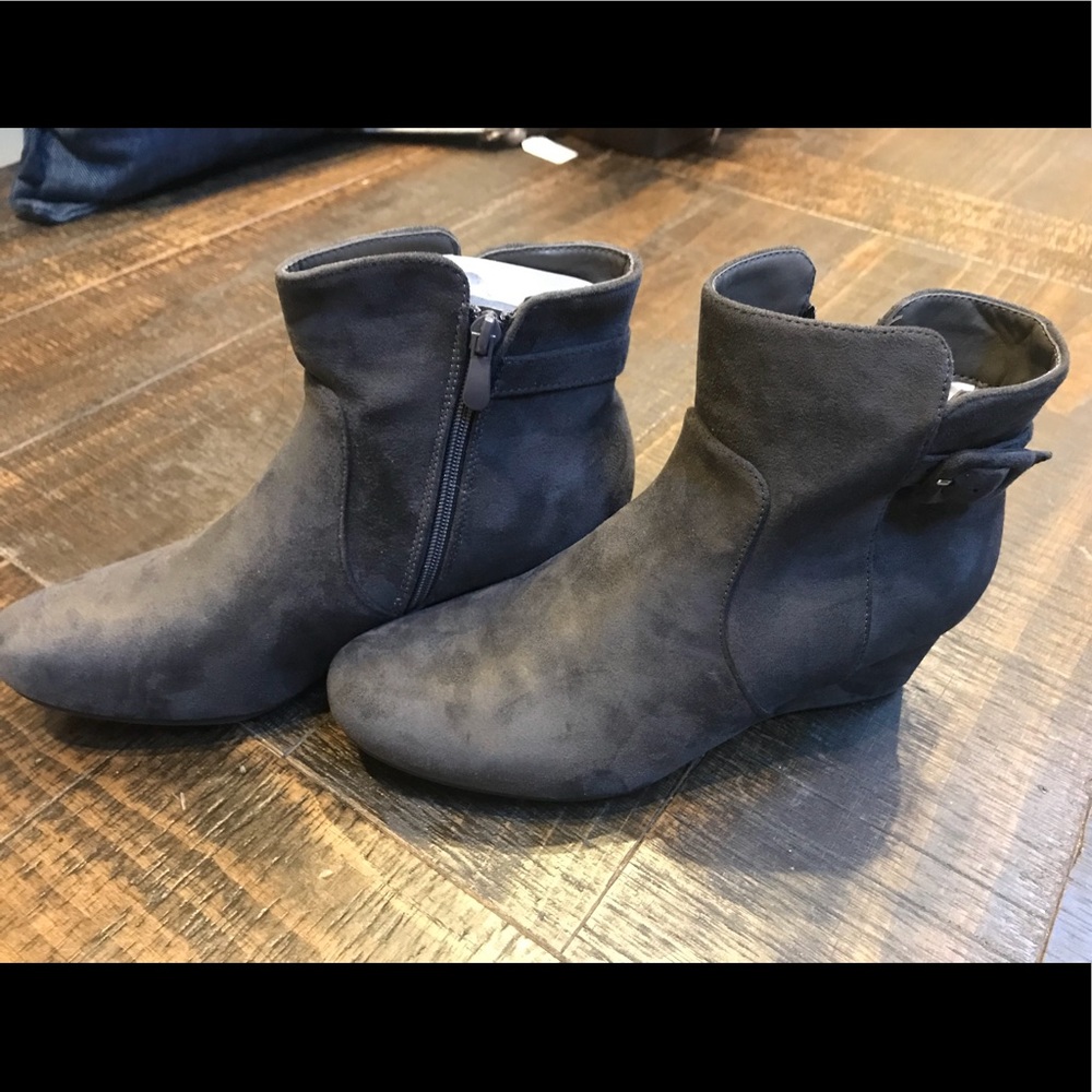 Dreampairs Gray Ankle Booties